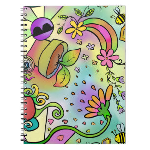 Cuaderno Doodles de primavera