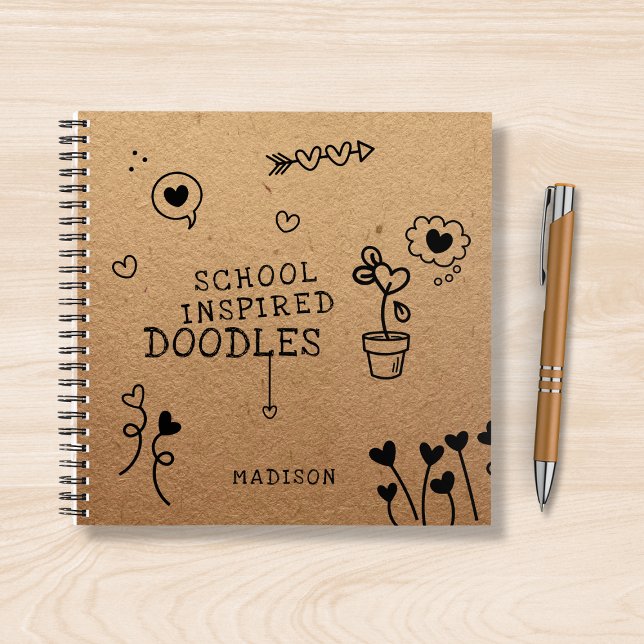 Cuaderno Doodles inspirados en la escuela Graciosa Giratori (Subido por el creador)