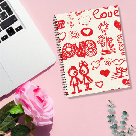 Cuaderno Doodling Love Thoughts