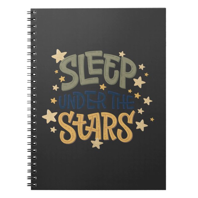 Cuaderno Dormir bajo las estrellas (Frente)