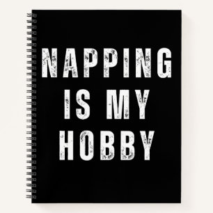 Cuaderno Dormir la siesta es mi hobby