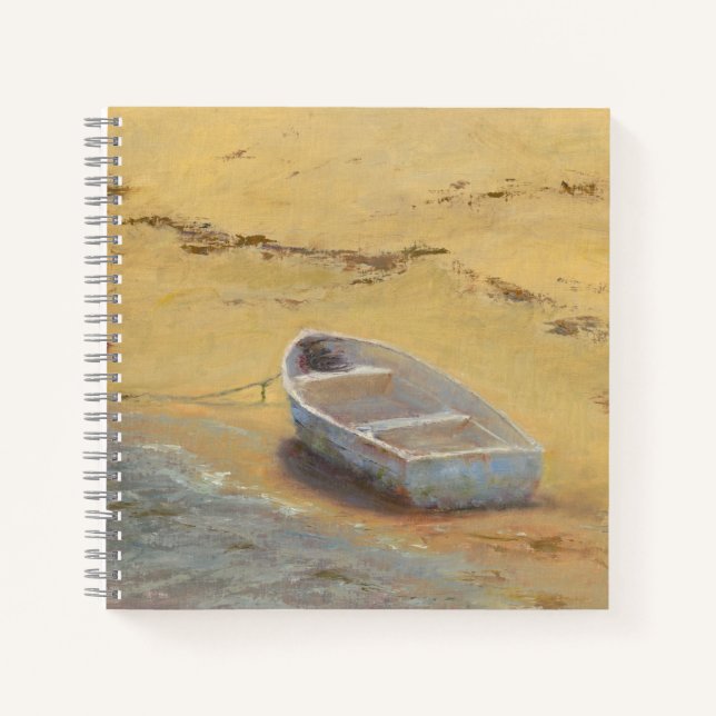 Cuaderno Dormitorio de verano - Barco en la costa (Anverso)