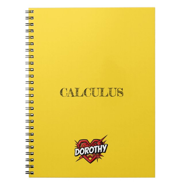 Cuaderno Dorothy Corazón Amarillo (Frente)