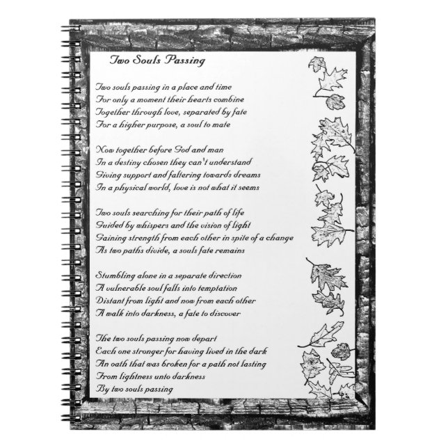 Cuaderno Dos almas falleciendo (Frente)