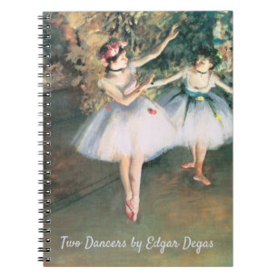 Cuaderno Dos bailarines en un escenario de Edgar Degas, Art