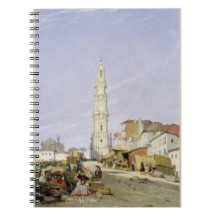 Cuaderno DOS Clerigos, Oporto, Portugal, 1837 de Torre