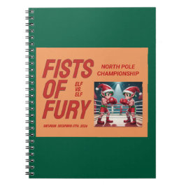 Cuaderno Dos elfos de Santa María en partido de boxeo