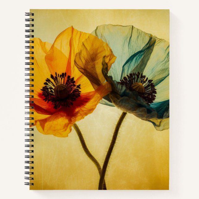 Cuaderno Dos Flores  (Anverso)
