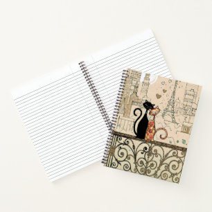 Cuaderno Dos gatos enamorados