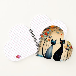 Cuaderno Dos gatos encantadores