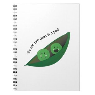 Cuaderno Dos guisantes en vaina