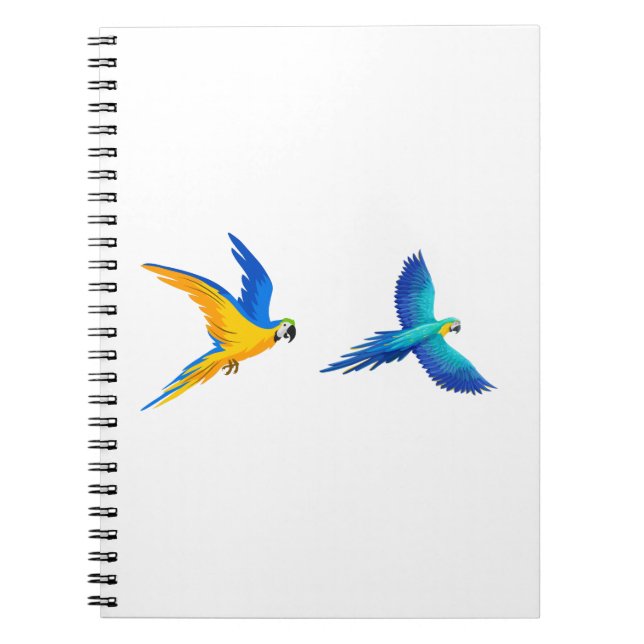 Cuaderno Dos loros volando (Frente)