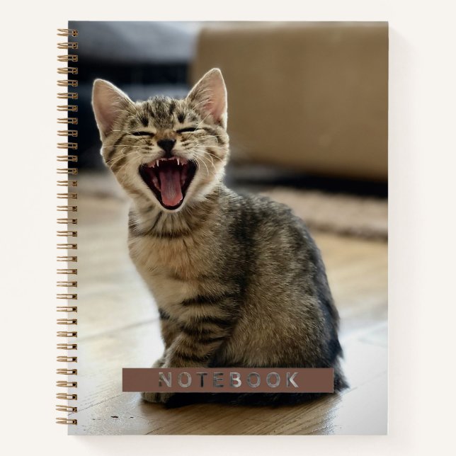 Cuaderno Dos Plantillas de Fotos de Mascotas Personalizable (Anverso)