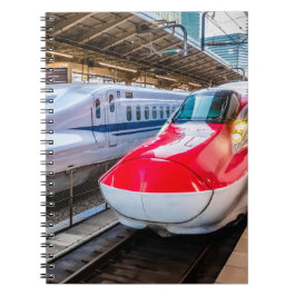 Cuaderno Dos Shinkansen en la estación de Tokio