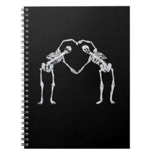 Cuaderno Dos Skeleton Hearts Hands Classic