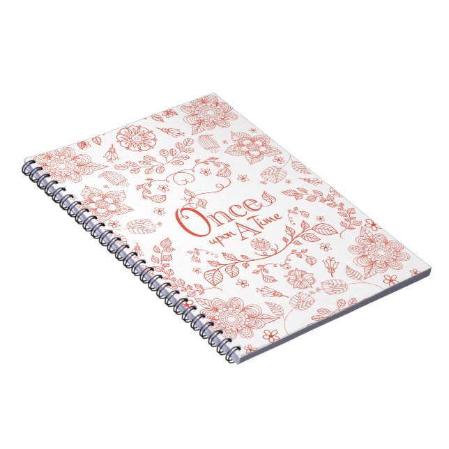 Cuaderno Dos Tones Una Vez En Un Portátil De Tiempo (Lado Derecho)