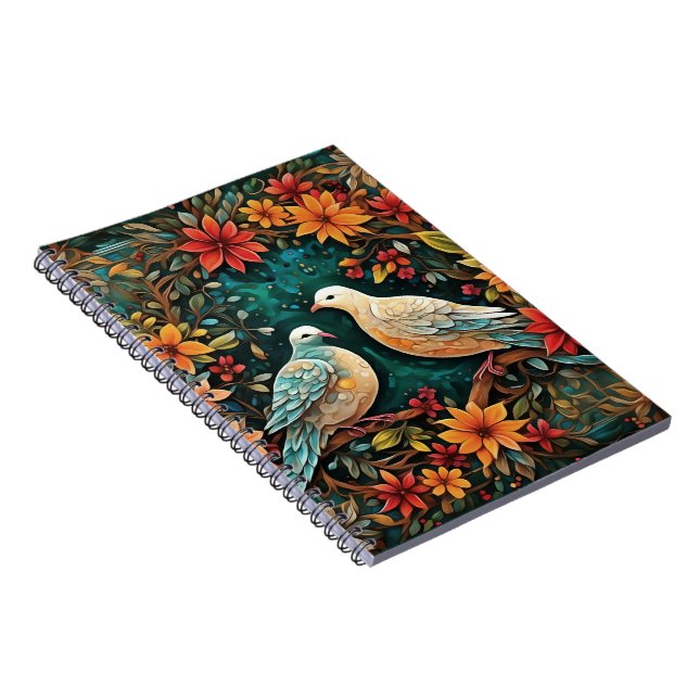 Cuaderno Dos tórtolas (Lado Derecho)