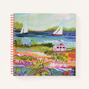 Cuaderno Dos veleros y cabaña