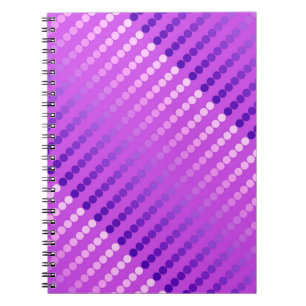 Cuaderno Dosis de satén - violeta y orquídea