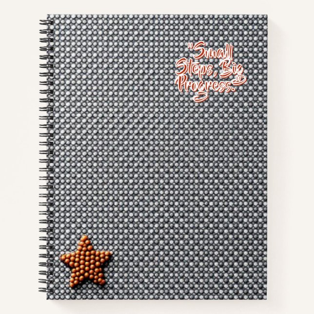 Cuaderno Dot Matrix  - Arte de Portada Moderno (Anverso)