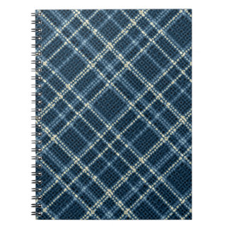 Cuaderno Dotted checkered pattern. Gray-blue.