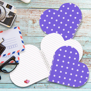 Cuaderno Dotty Delight Purple Spiral