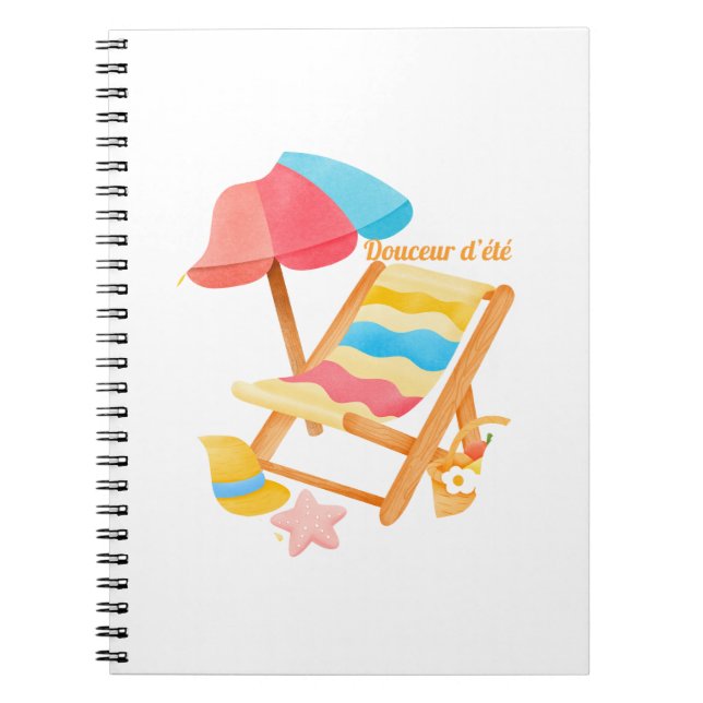 Cuaderno Douceur d'été (Frente)