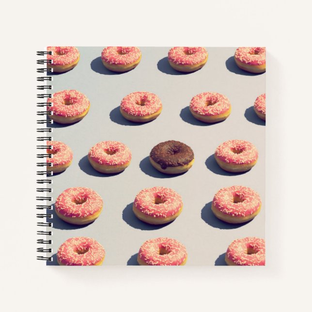 Cuaderno Doughnut En Un Grupo (Anverso)