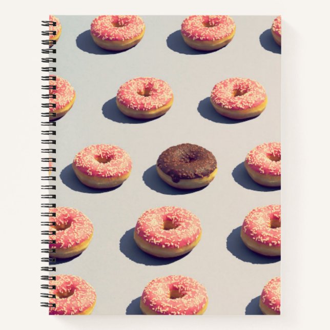 Cuaderno Doughnut En Un Grupo (Anverso)
