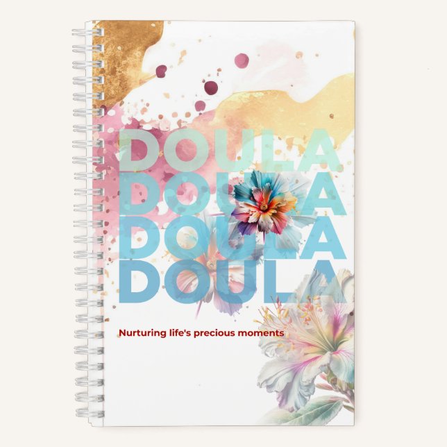 Cuaderno Doula Midwife Gion para comadronas Obstetrician Ci (Anverso)