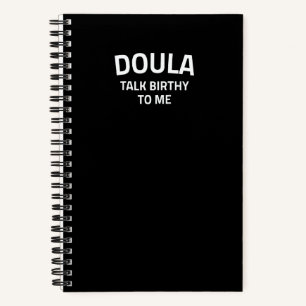 Cuaderno Doula Talk Birthy To Me Asesora de Parto Partera