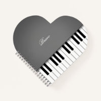 Dove Gray Grand Piano Music Keyboard Personalizado