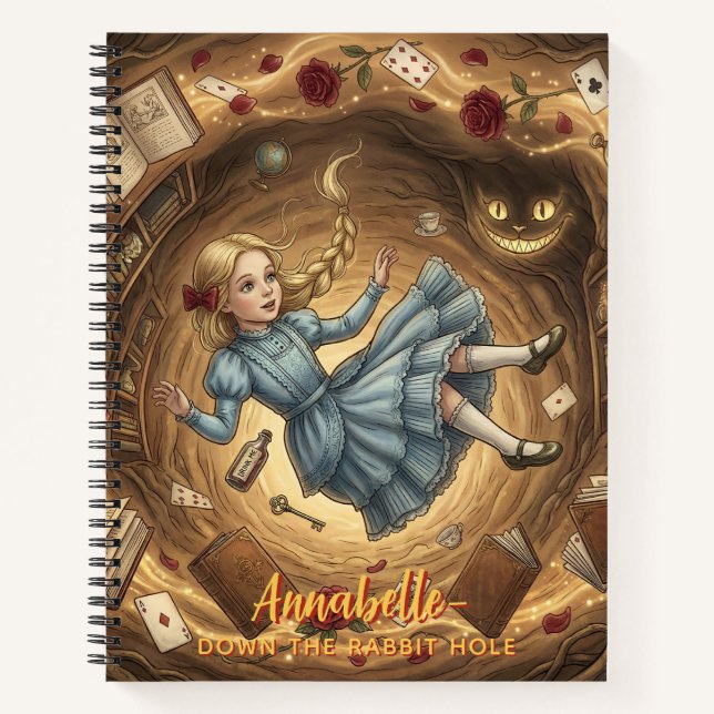 Cuaderno Down the Rabbit Hole Notebook (Anverso)