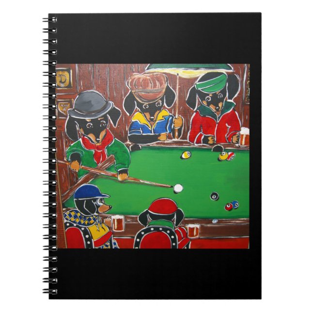 Cuaderno Doxie Billiards (Frente)