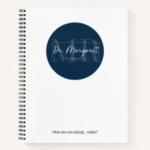 Cuaderno Dr. Margaret Journal - Funda suave o dura - Azul