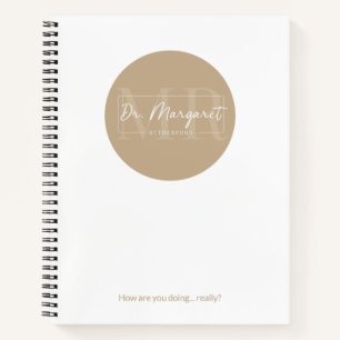 Cuaderno Dr. Margaret Journal - Funda suave o dura - Tan