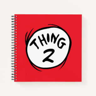 Cuaderno Dr. Seuss Cosa Uno Cosa Dos personalizada