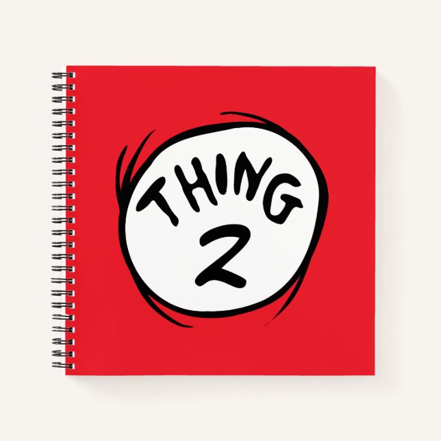 Cuaderno Dr. Seuss | Cosa Uno Cosa Dos personalizada (Anverso)