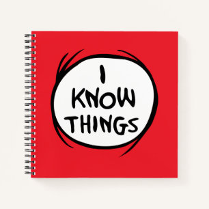 Cuaderno Dr. Seuss   Cosa Uno Cosa Dos - Sé Cosas