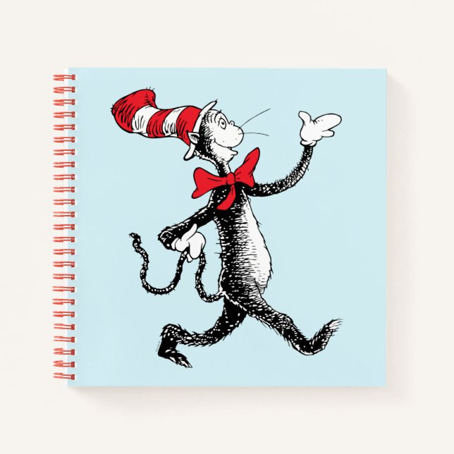 Cuaderno Dr. Seuss | El gato con sombrero pasea (Anverso)