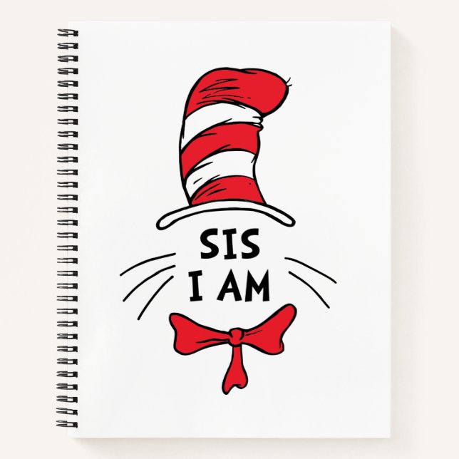Cuaderno Dr. Seuss | El gato en el sombrero - Yo soy (Anverso)