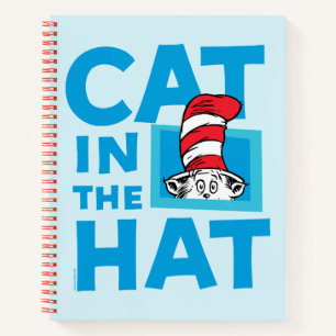 Cuaderno Dr. Seuss   Gato en el logotipo del Gorra