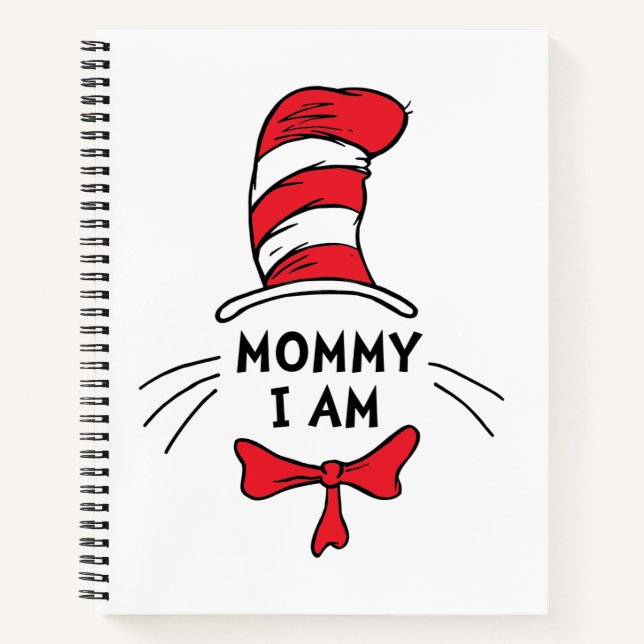 Cuaderno Dr. Seuss | Gato en el sombrero - Mamá soy yo (Anverso)