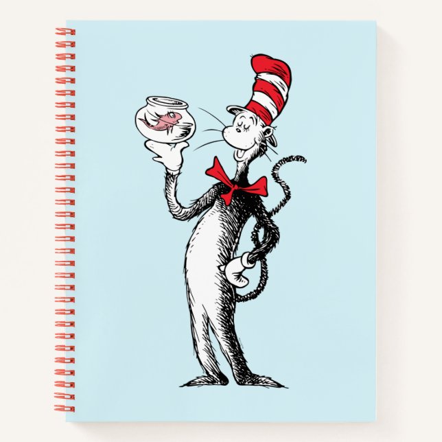 Cuaderno Dr. Seuss | Gato en el sombrero y Krinklebine (Anverso)