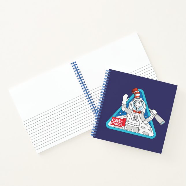 Cuaderno Dr. Seuss | Gato en la Luna Gráficos del Espacio E (Interior)