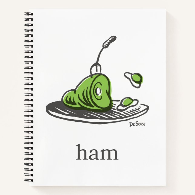 Cuaderno Dr. Seuss | Huevos verdes con jamón (Anverso)
