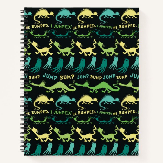 Cuaderno Dr. Seuss | Patrón de Halloween "Bump Jump" (Anverso)