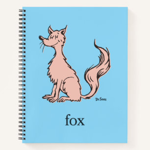 Cuaderno Dr. Seuss   Zorro Rosa
