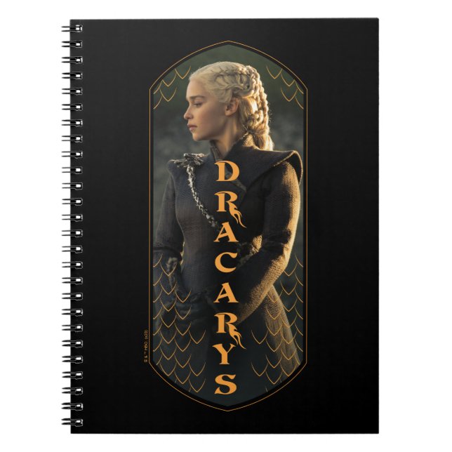 Cuaderno "Dracarys" Daenerys Targaryen Graphic (Frente)