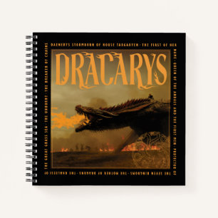 Cuaderno "Dracarys" Drogon Breathing Fire Graphic